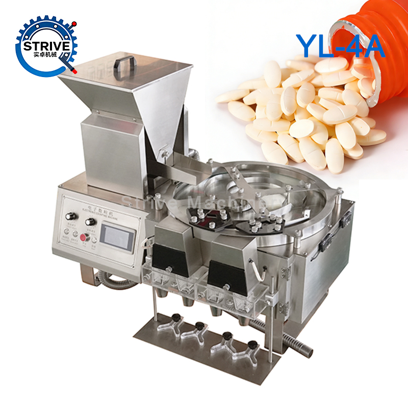 YL-4A Contatore riempitore automatico da tavolo per pillole, caramelle e compresse in flaconi