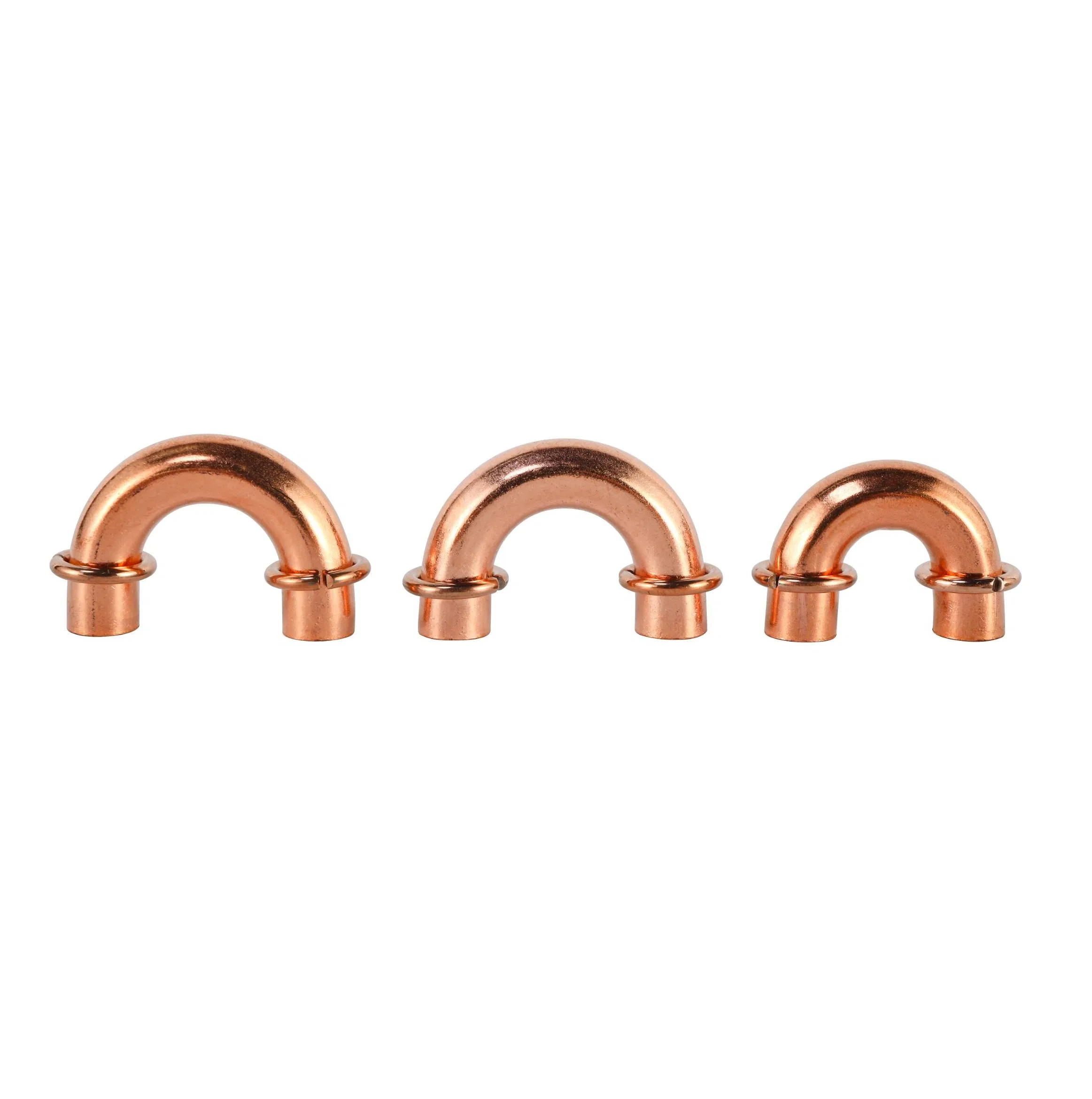 Copper U-Shaped Elbow with Smooth Inner Wall for Machined Parts