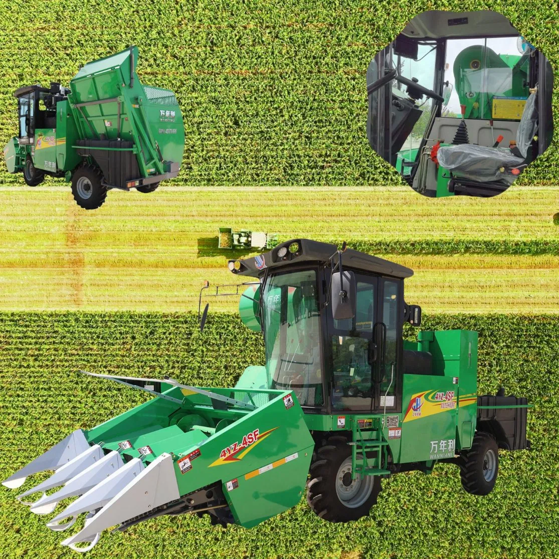 Self-Propelled Corn Combine Harvester 4 Rows 160HP