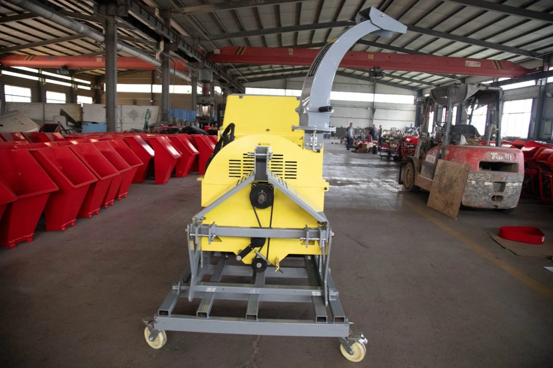 Diesel Wood Chipper Machine with Travel Motor for Fields