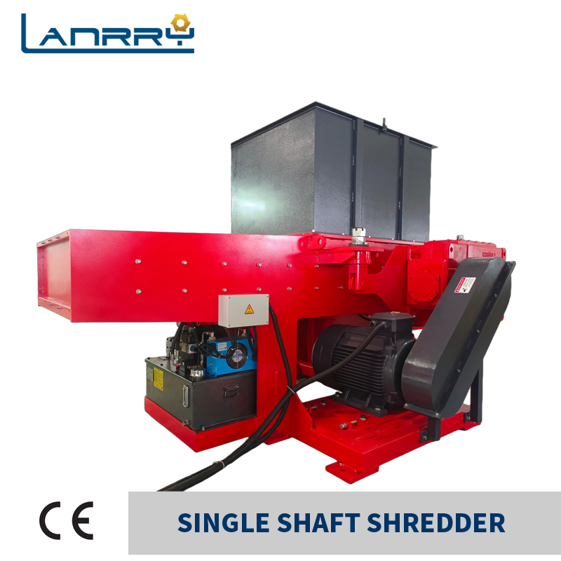 Single Shaft Shredder for Waste Rubber/Cardboard/Plastic Pipe/Wood/Textile/Foam/Paper/Bottle/Can
