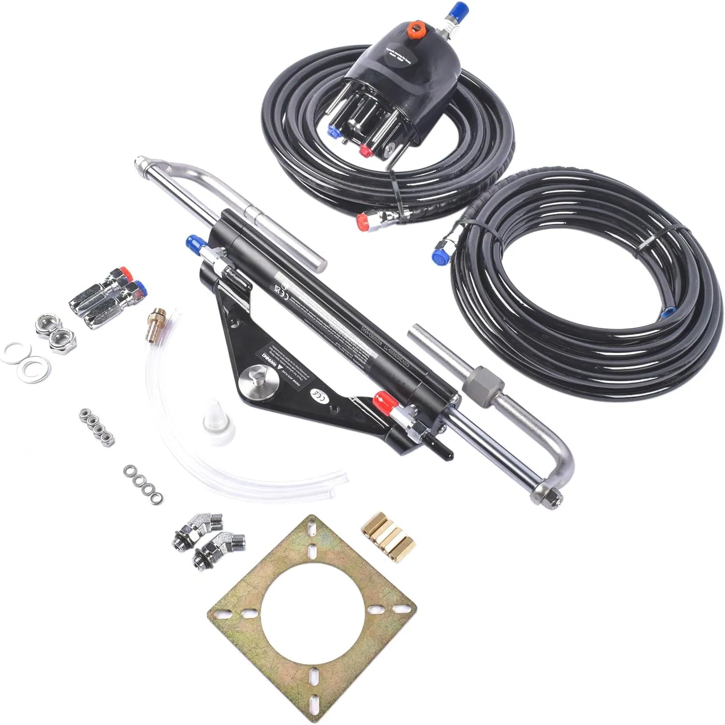 Heavy-Duty Front Mount Hydraulic Steering Cylinder for Marine Engines