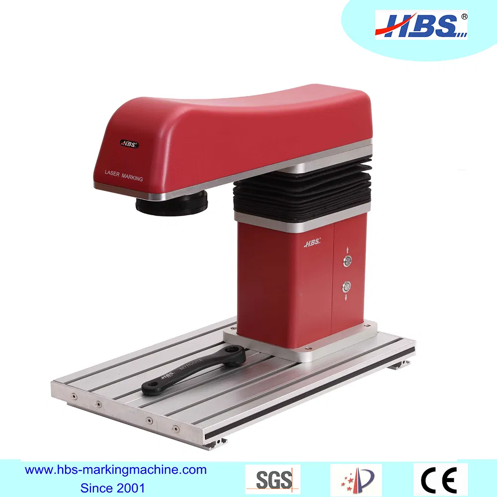 20W Small Size Fiber Laser Marking Machine for Rotate Marking