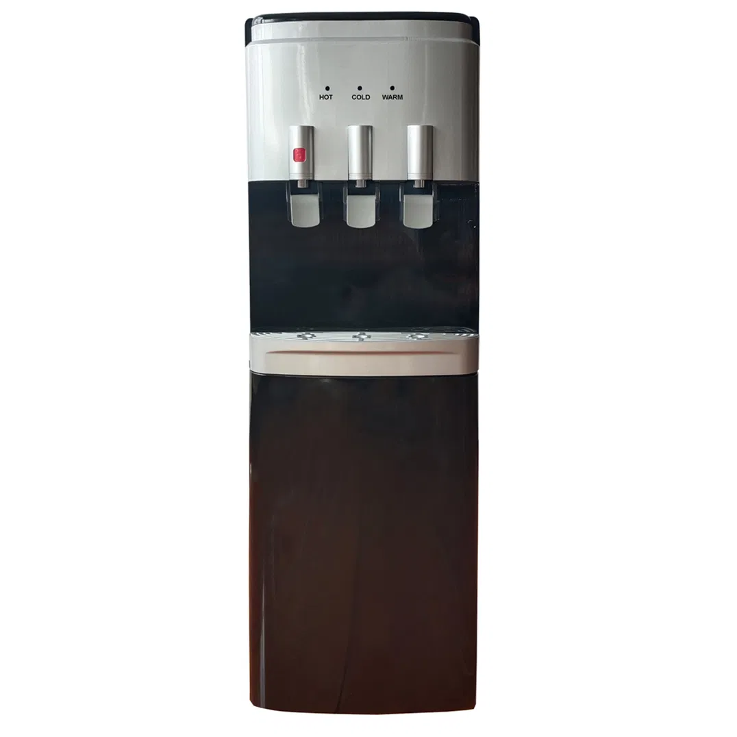 NF05 Electric Cooling Mini Cooler Compressor Cooling Water Dispenser with Storage Cabinet New Design Water Fountain 3 Water Taps