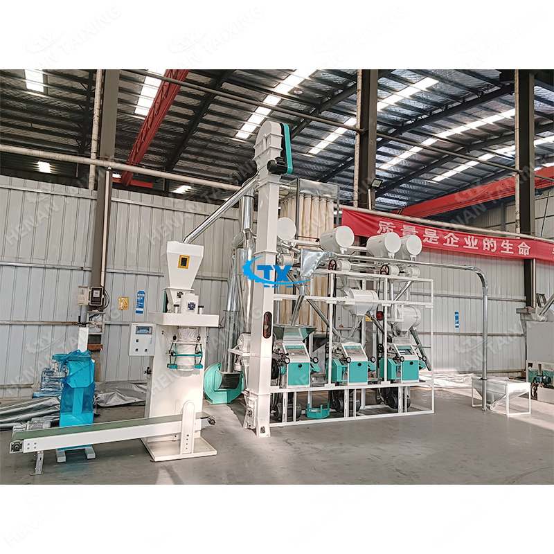 Wheat Crusher Flour Milling Machine 1 Ton Per Hour Soft Milling Wheat