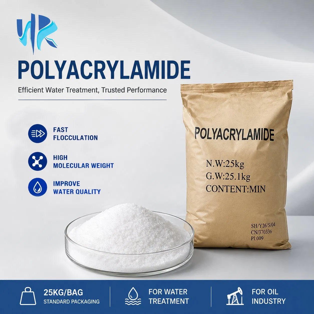 Cationic Flocculant Used in Municipal and Industrial Wastewater