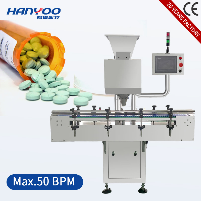 Contatore automatico a 8 canali per capsule molli, caramelle gommose, compresse farmaceutiche
