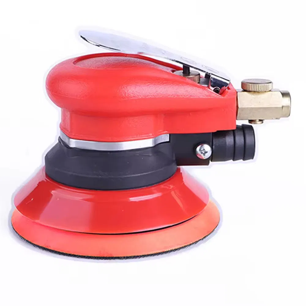 Lijadora neumática orbital PT-2501 Puffer con almohadilla de 5", 90 psi, 450 L/min, 10000 rpm
