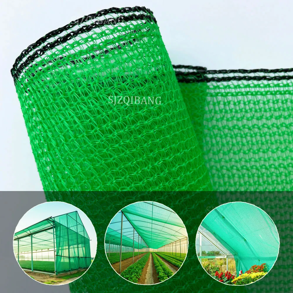 Anti-UV 100% Virgin HDPE Green Monofilament 50%/55% Agricultural Mesh Sun Shade Cloth for Outdoor Greenhouse Garden Plant Nursery