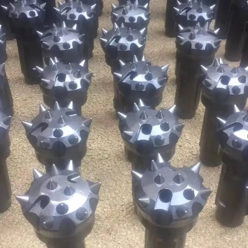 CIR 90 Series DTH Hammer Rock Drilling Bits Low Pressure DTH Bit