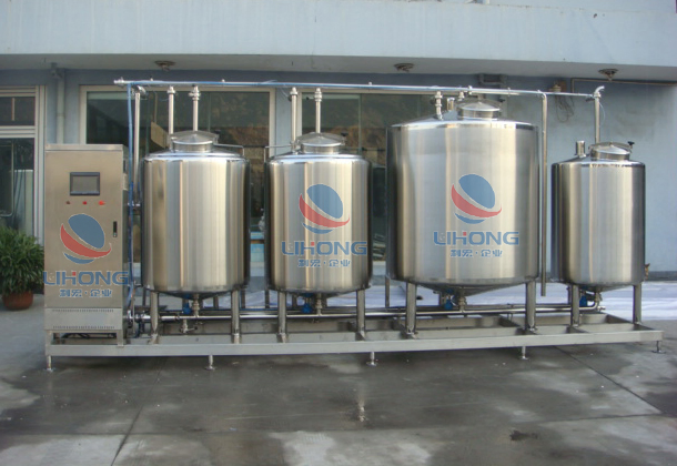Stainless Steel CIP System with Automatic Siemens PLC Control