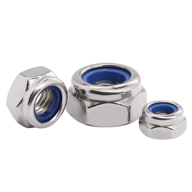 DIN 985 Stainless Steel Nylon Insert Lock Nut Hexagon Nut