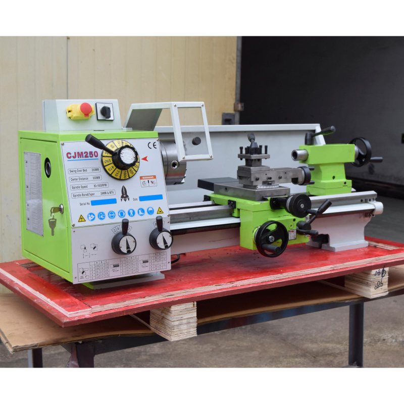 CE Standard Horizontal Metal Bench Lathe Mini Lathe Machine (CJM250)