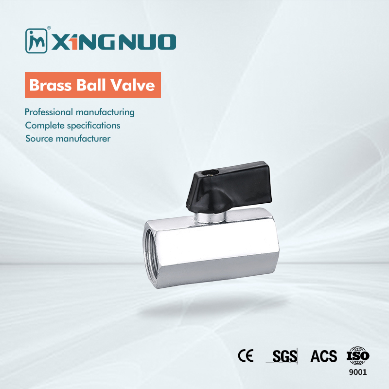Polishing and Chrome Plating Brass Mini Ball Valve