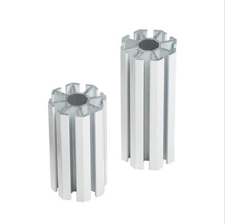 6063 180 Degree Upright Aluminum Extrusion Profiles for Display Stand Trade