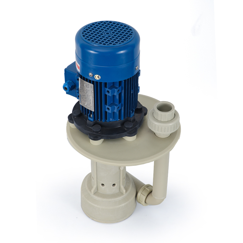 FRPP Plastic Electroplating Process Acid Circulating Chemical Vertical Submerged Pump