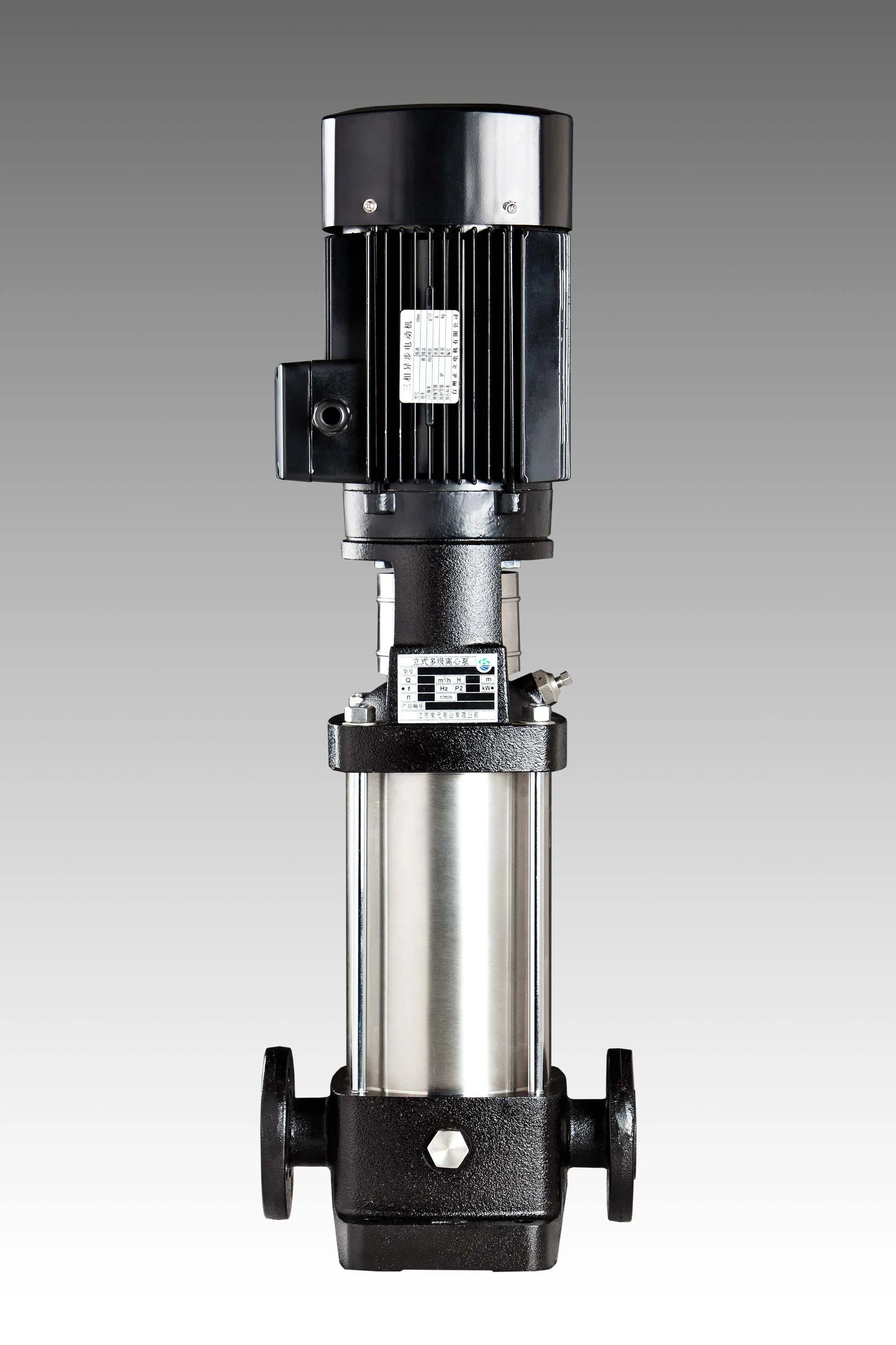 Electric Stainless Steel Vertical Multistage Centrifugal Water Booster Pump for High Rise Building