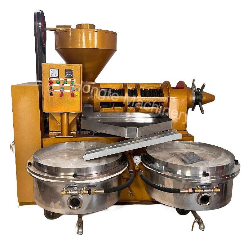 Oil Press Machine Combined Screw Temperature Control Cold Oil Press Palm Kernel Oil Extraction Machine