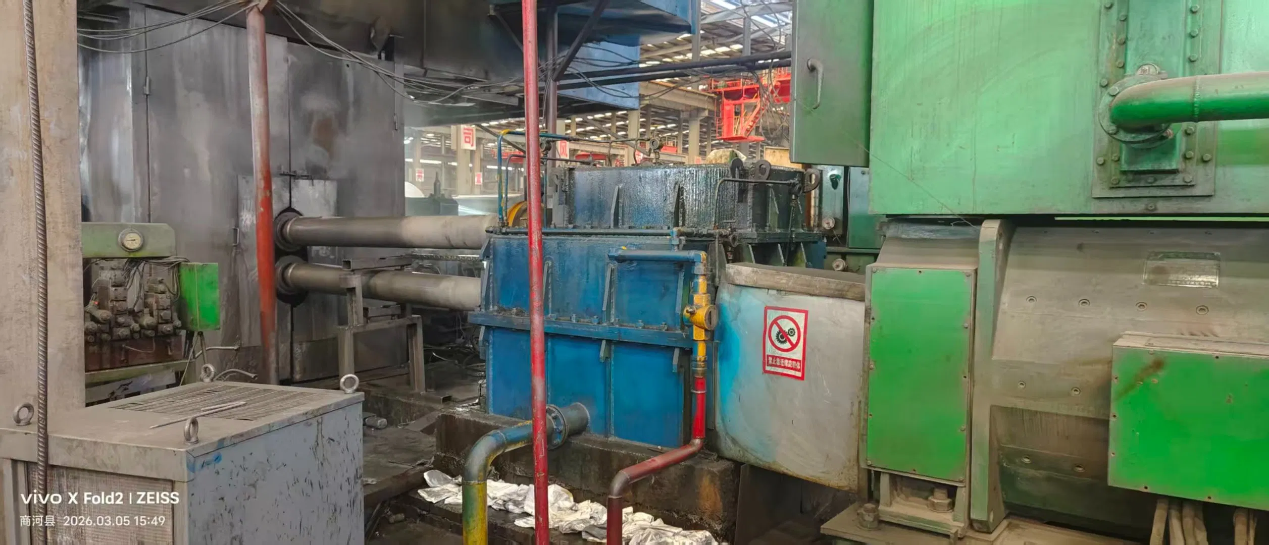 Industrielle metallurgische Metall-Spannungsrichtanlage
