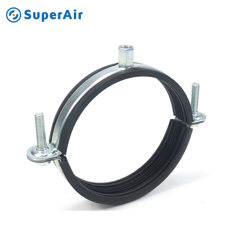HVAC-Kanalbau Spiralformstück-Klemme mit/ohne Gummi