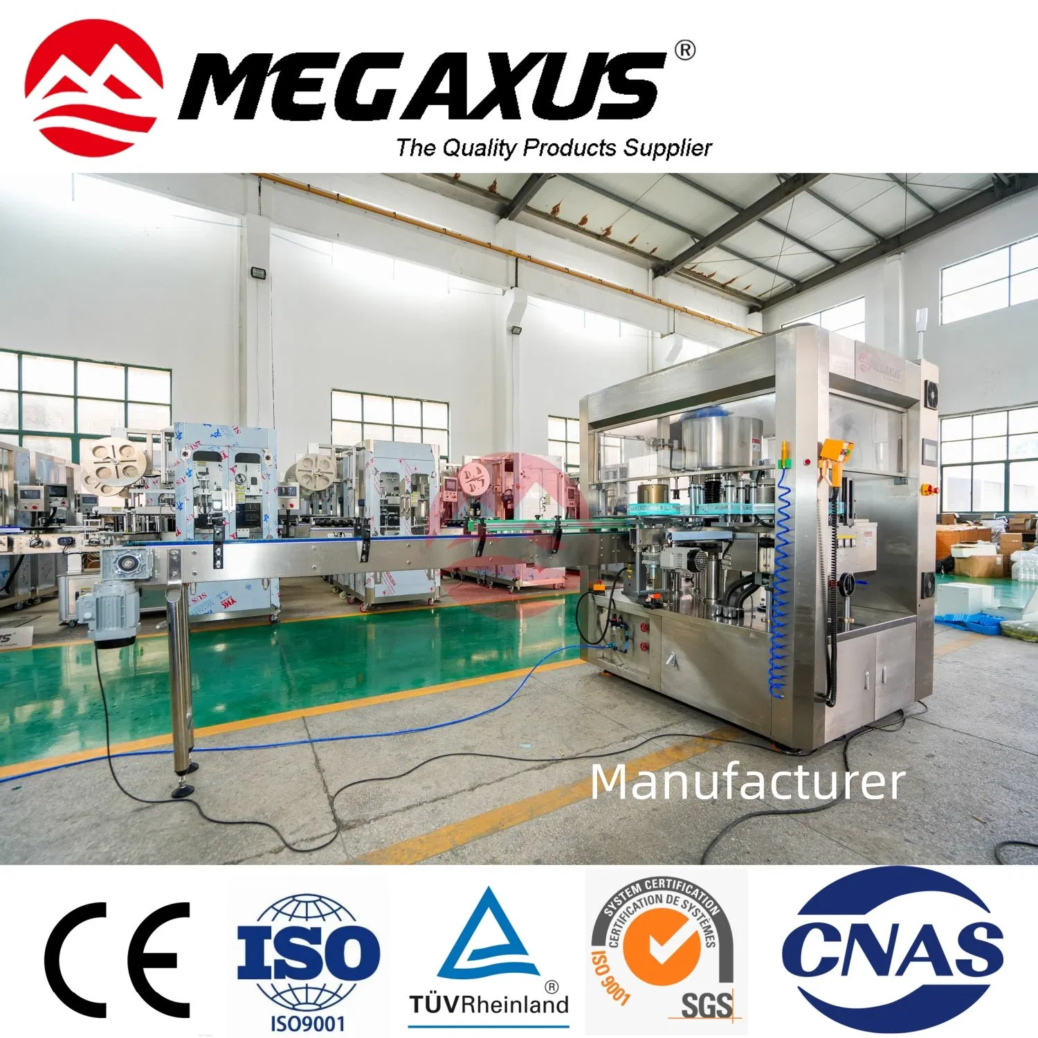 High-Efficiency Hot Glue Labeling Machine for Water Packaging Line