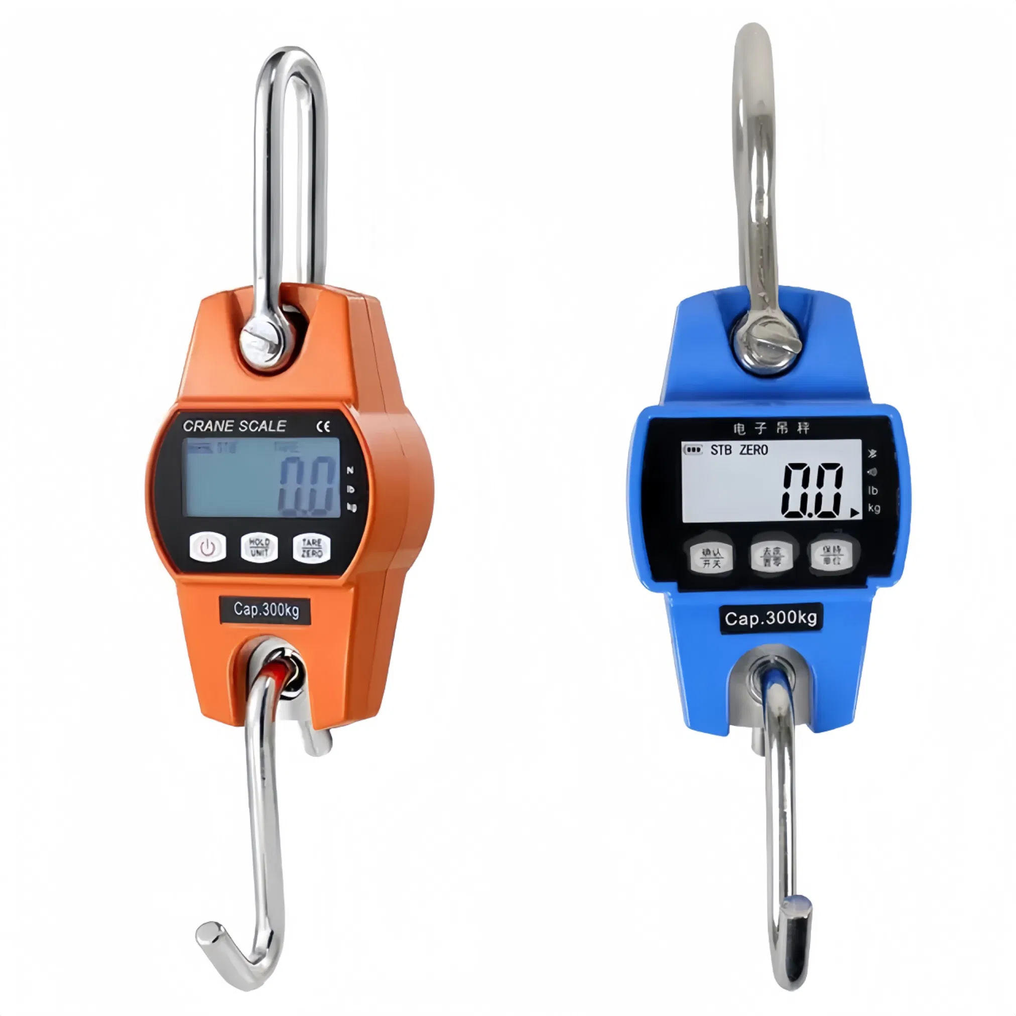 300kg Mini Digital Crane Scale Luggage Fishing Balance Pocket Weight Scale Hook Hanging Crane Electronic Scales