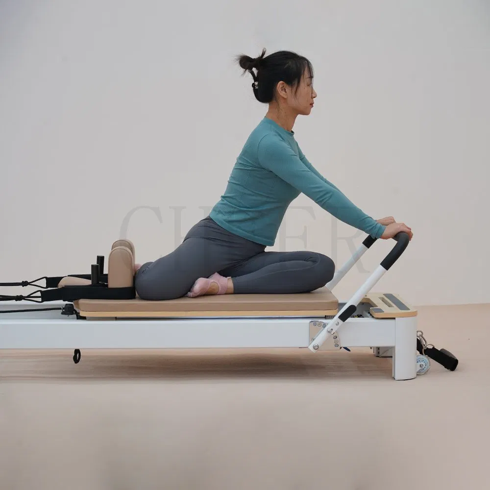 Reformador de Pilates de aluminio de alta calidad con caja y tablas
