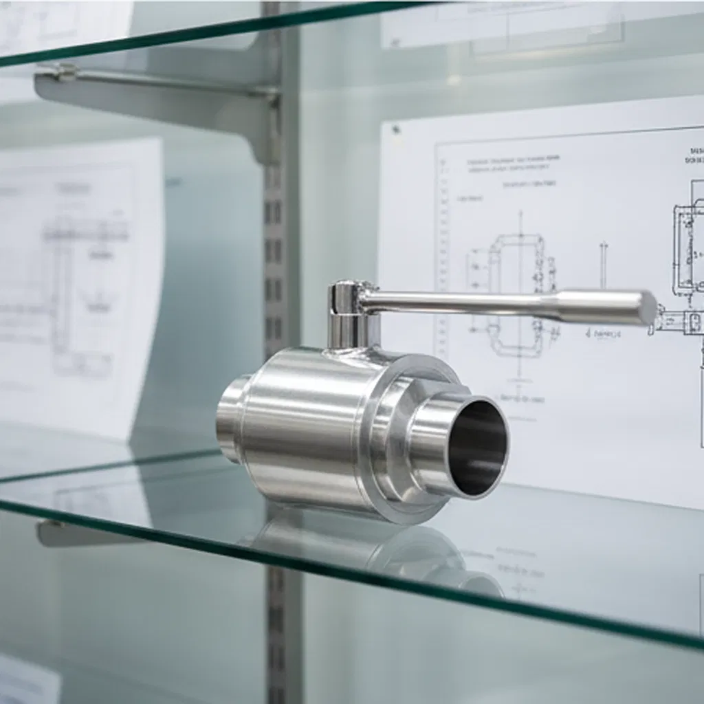 316L 304 Tainless Steel Sanitary Non-Retention Ball Valve