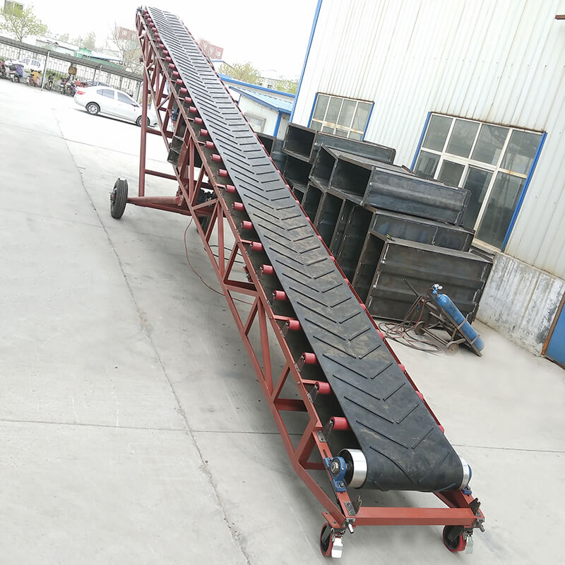 Adjustable Height Mobile Conveyor for Sand, Stone, Gravel, Cement, Dirt