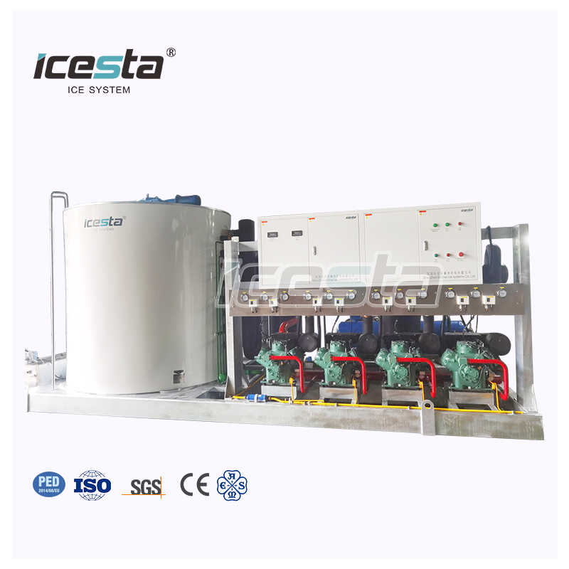 Industrial Flake Ice Machine for Fish 1T to 30T