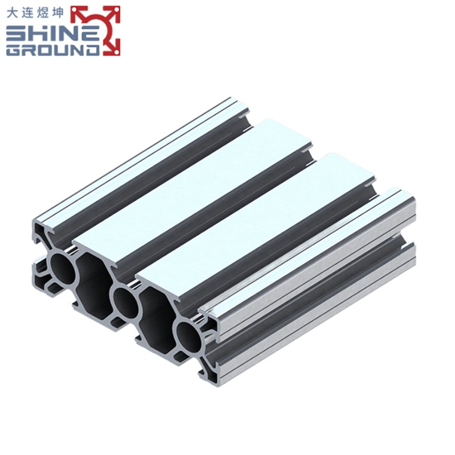 Black Building and Industrial Aluminium System Profile