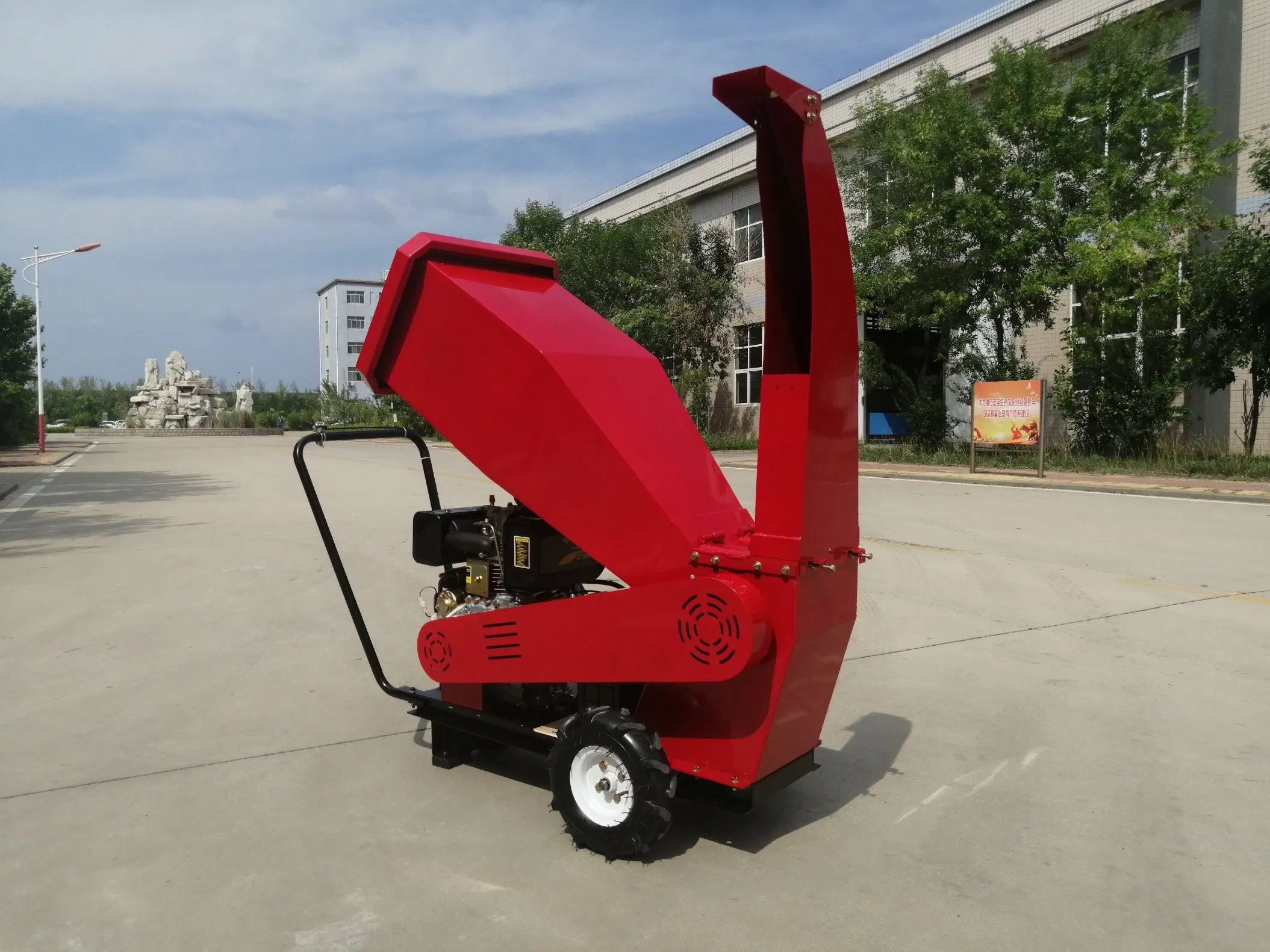 Broyeur de bois 15HP avec moteur à essence