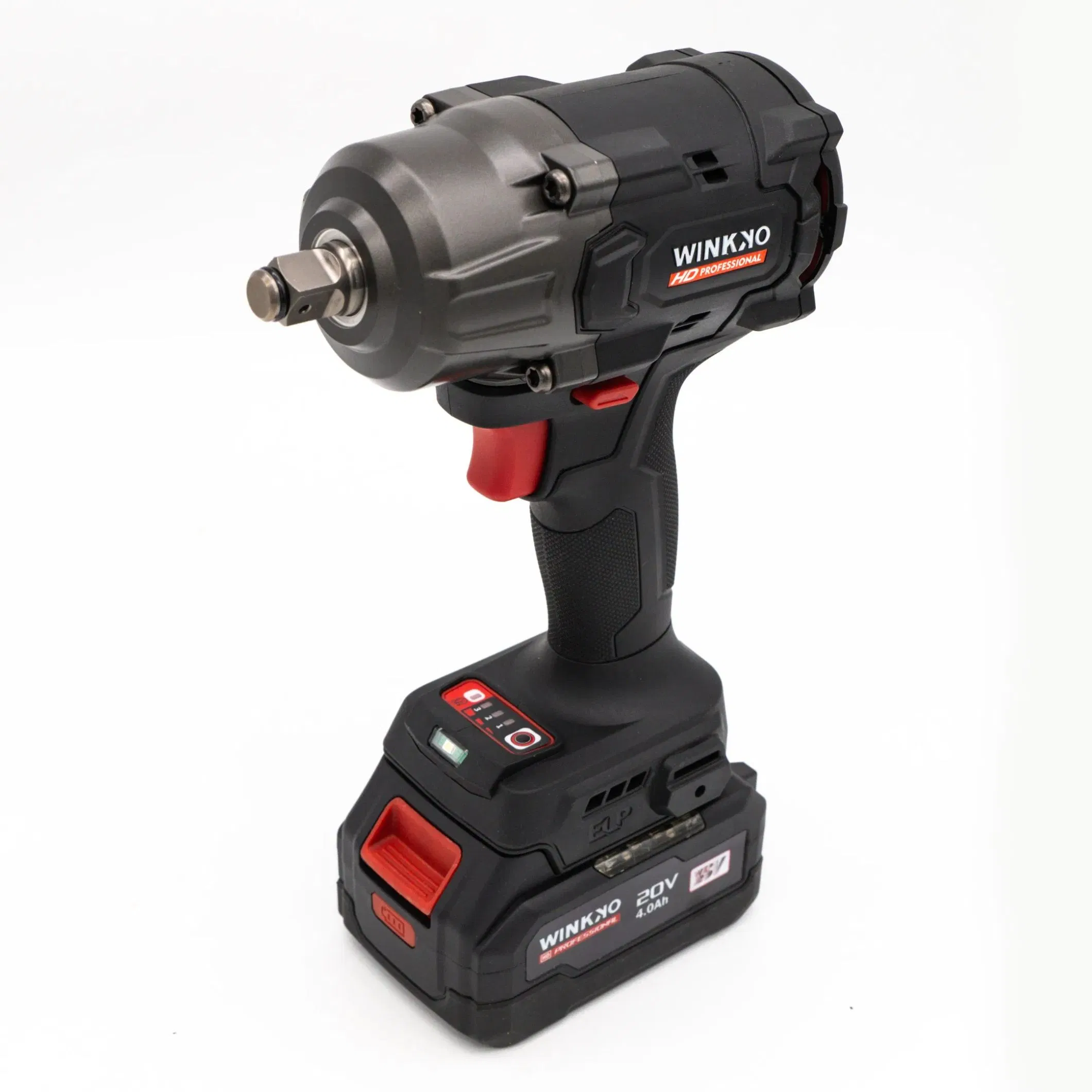 Electric Brushless 18V 20V Hand Power Tool Cordless Battery Accumulator Impact Driver Hammer Wrench for Tyre Nut Bolt Socket Heavy Duty