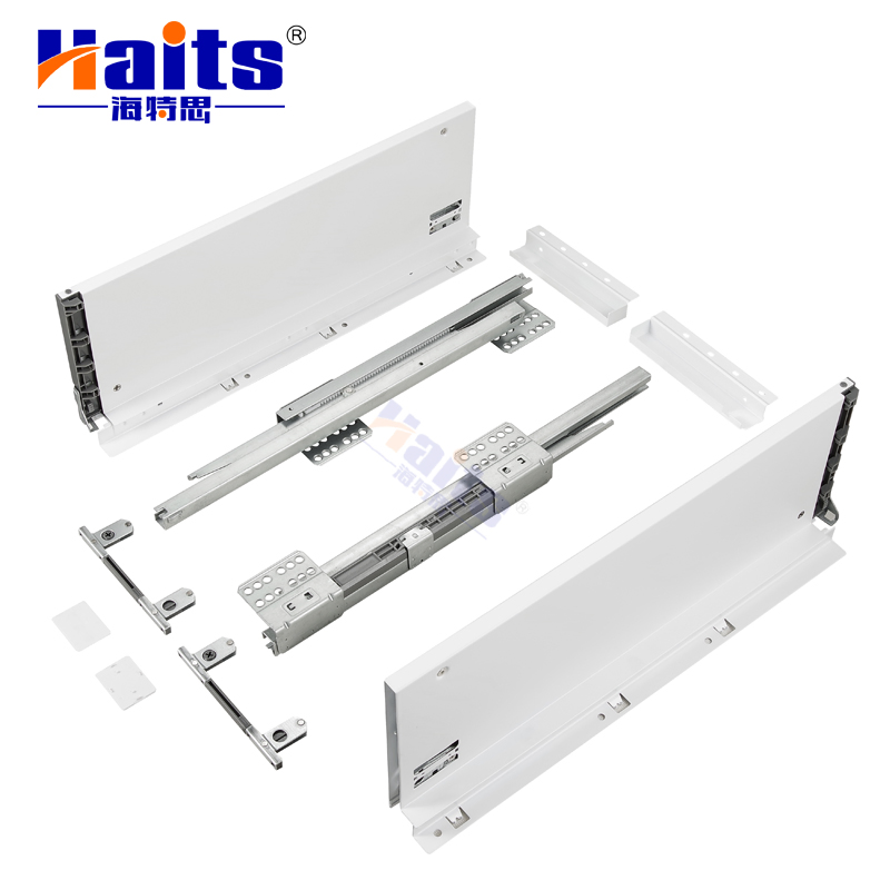 Long Service 80000 Cycles Double Wall Drawer Undermount Slide Unit