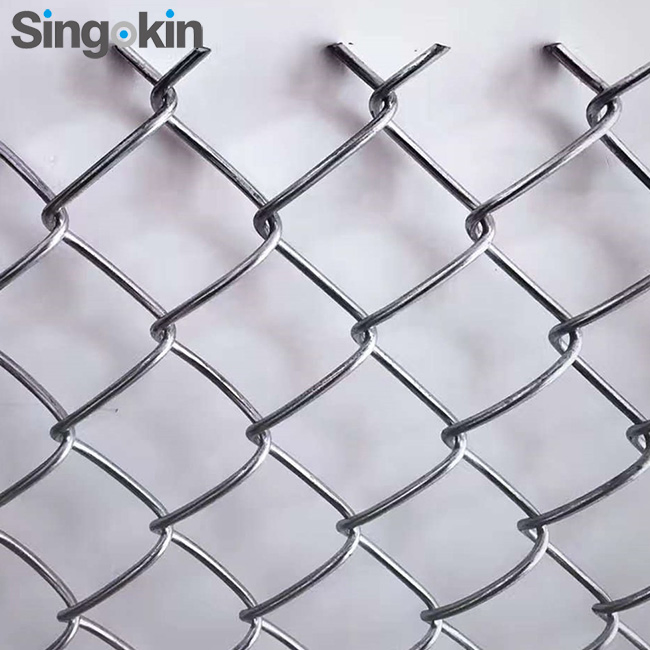 9 Gauge 2 Inch Galvanized Chain Link Fence Mesh