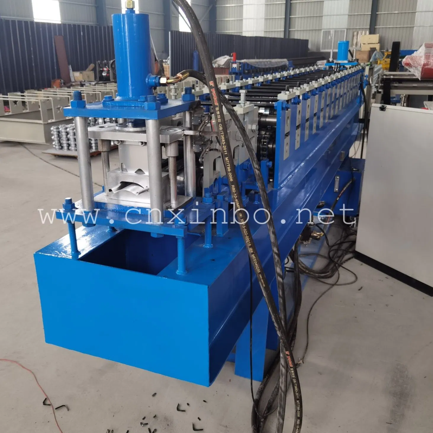 Aluminum Electric Roller PU Shutter Motored Shutter Door Roll Forming Machine