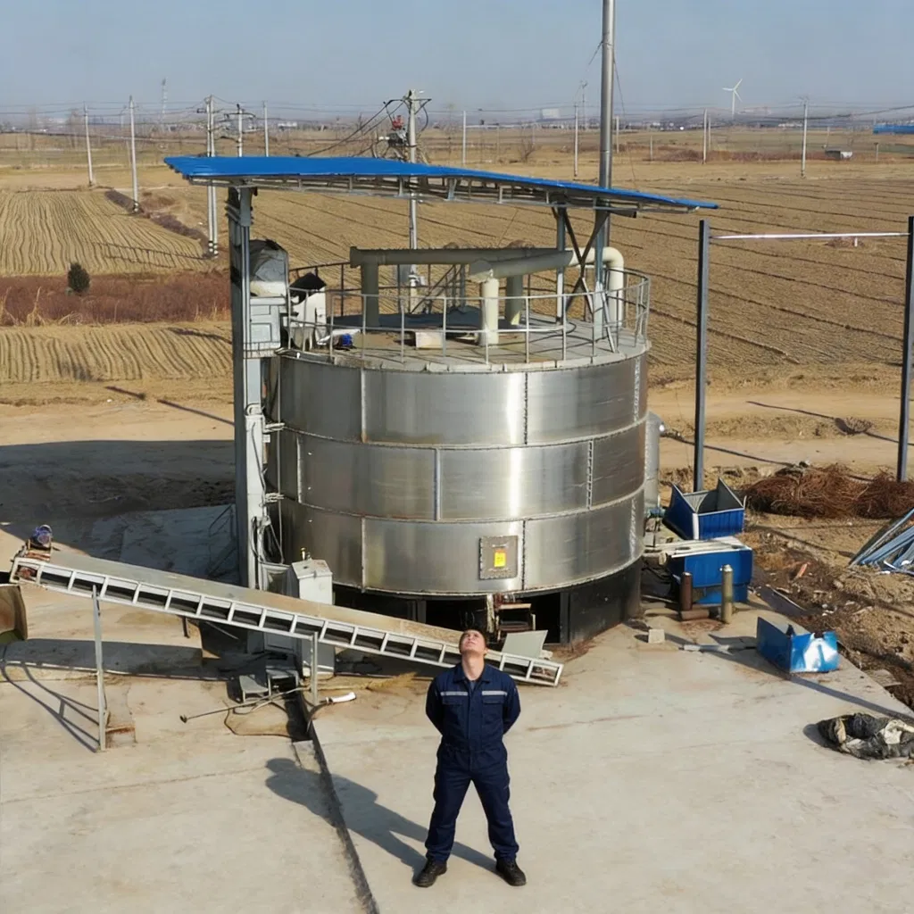 Organic Fertilizer Fermentation Tank Farm Composting Equipment Waste Recycling System