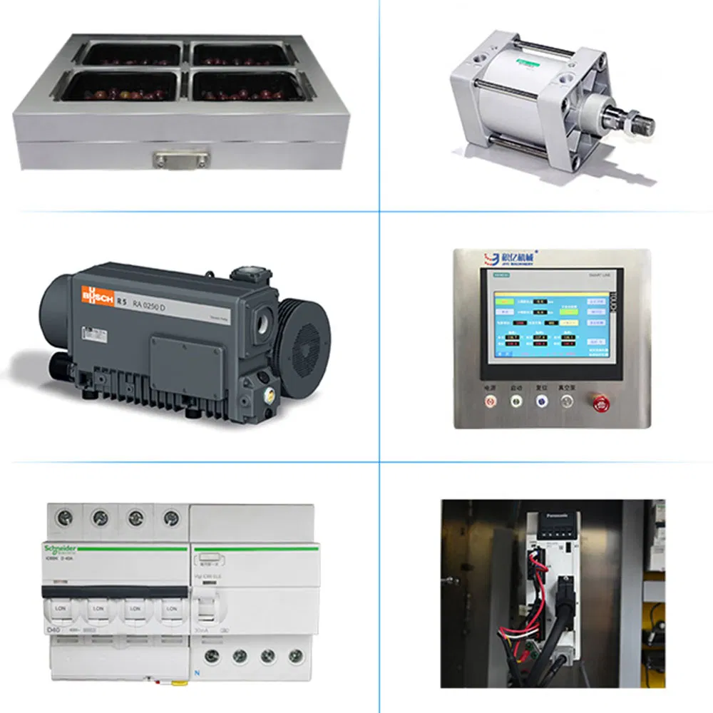 Semi-Automatic Map Packaging Machine for Cooked Food Meat Fruit Seafood