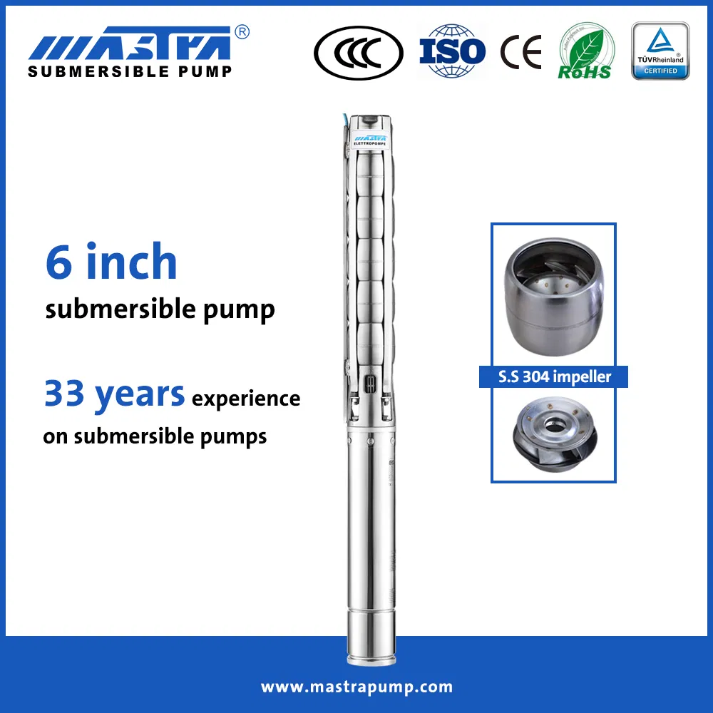 Mastra 6 Inch Sp Full Stainless Steel Submersible Deep Well Pump