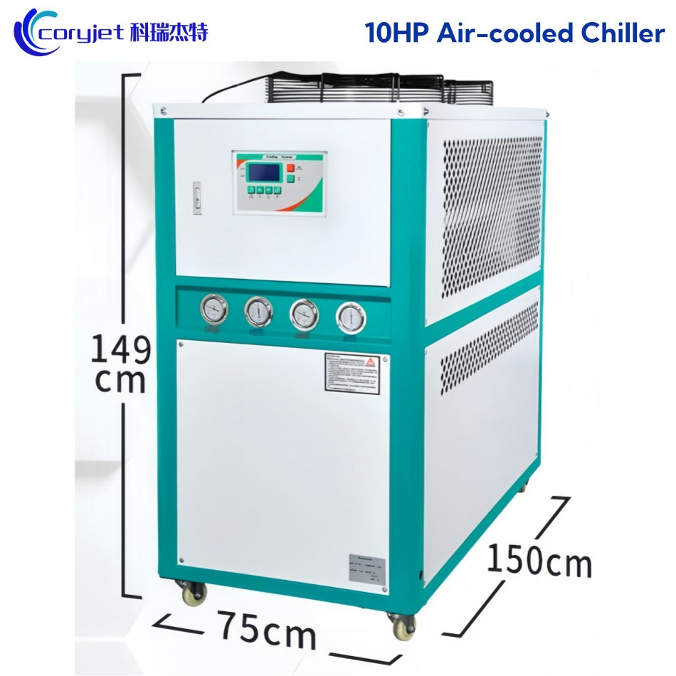 Low Temperature Compressor 10HP Chiller Unit for Blow Molding Machine
