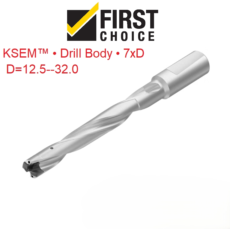 Replaceable Tip Drill Bit CNC Cutting Tool KSEM Modular Drill System