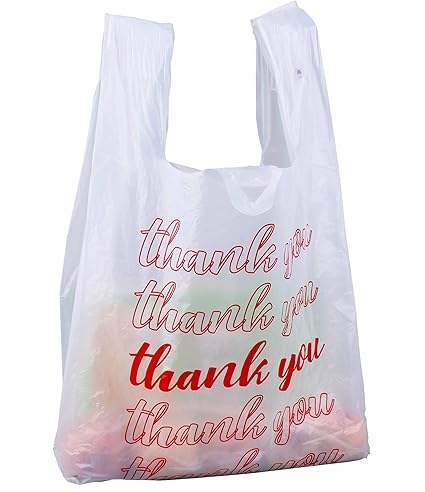 Compostable T-Shirt Bags for Eco-Conscious Retail and Shopping