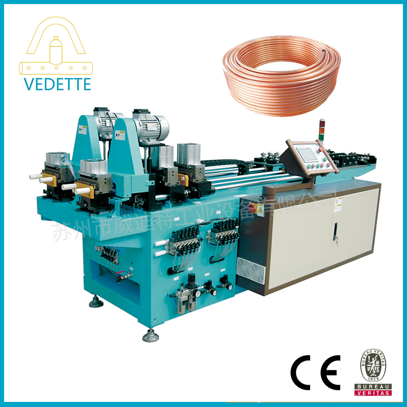 Automatic Copper Coil Pipe Aluminum Pipe Cutting and End Forming Machine