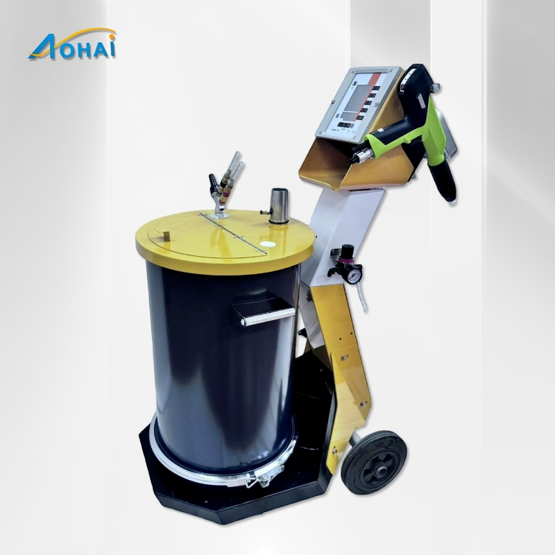 Equipo automático de recubrimiento electrostático en polvo para metal