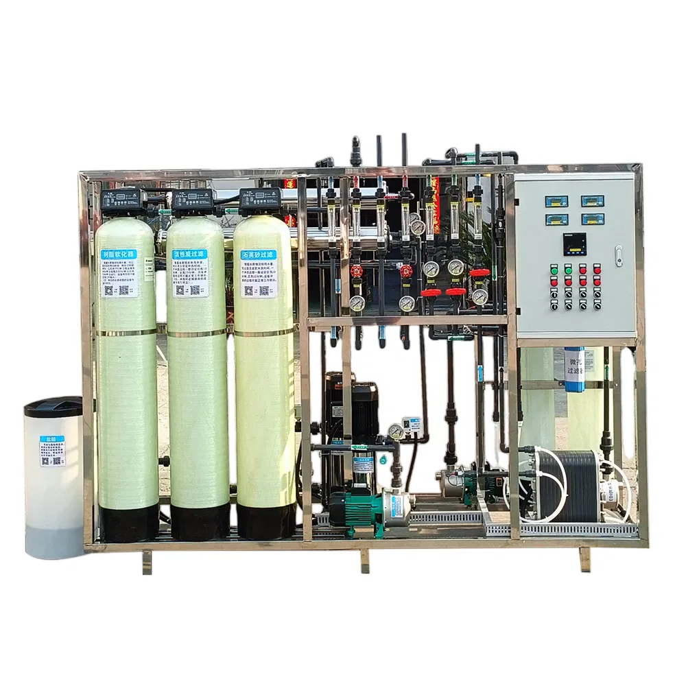 Equipo purificador de agua de ósmosis inversa con EDI de 250 L de alta eficiencia para electrónica