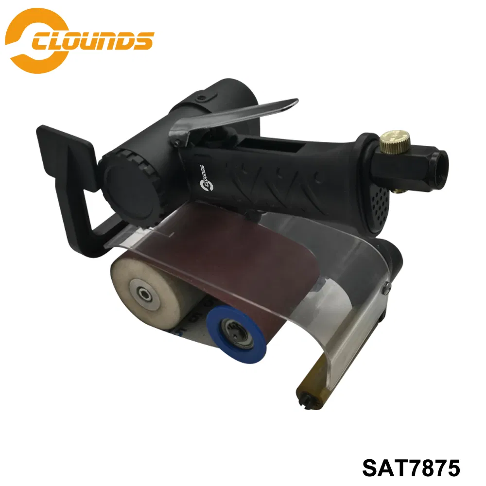 Lijadora de banda neumática profesional para trabajos pesados de 60 mm