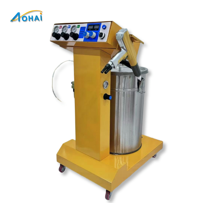 Máquina manual de recubrimiento electrostático en polvo para una producción eficiente