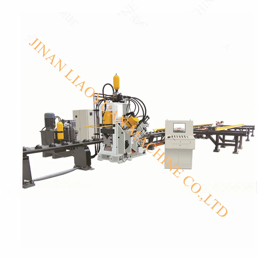 CNC Angle Punching Marking Cutting Machine Transmission Line CNC Angle Processing Line Anglemaster