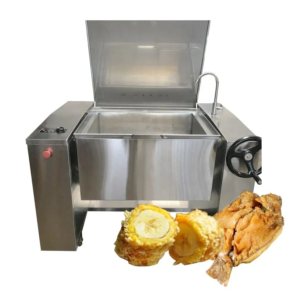 Fish Potato Fryer Tilting Bratt Pan Professional Chips Frying French Fries Machine Commercia Electric Industrial Cooking Machine