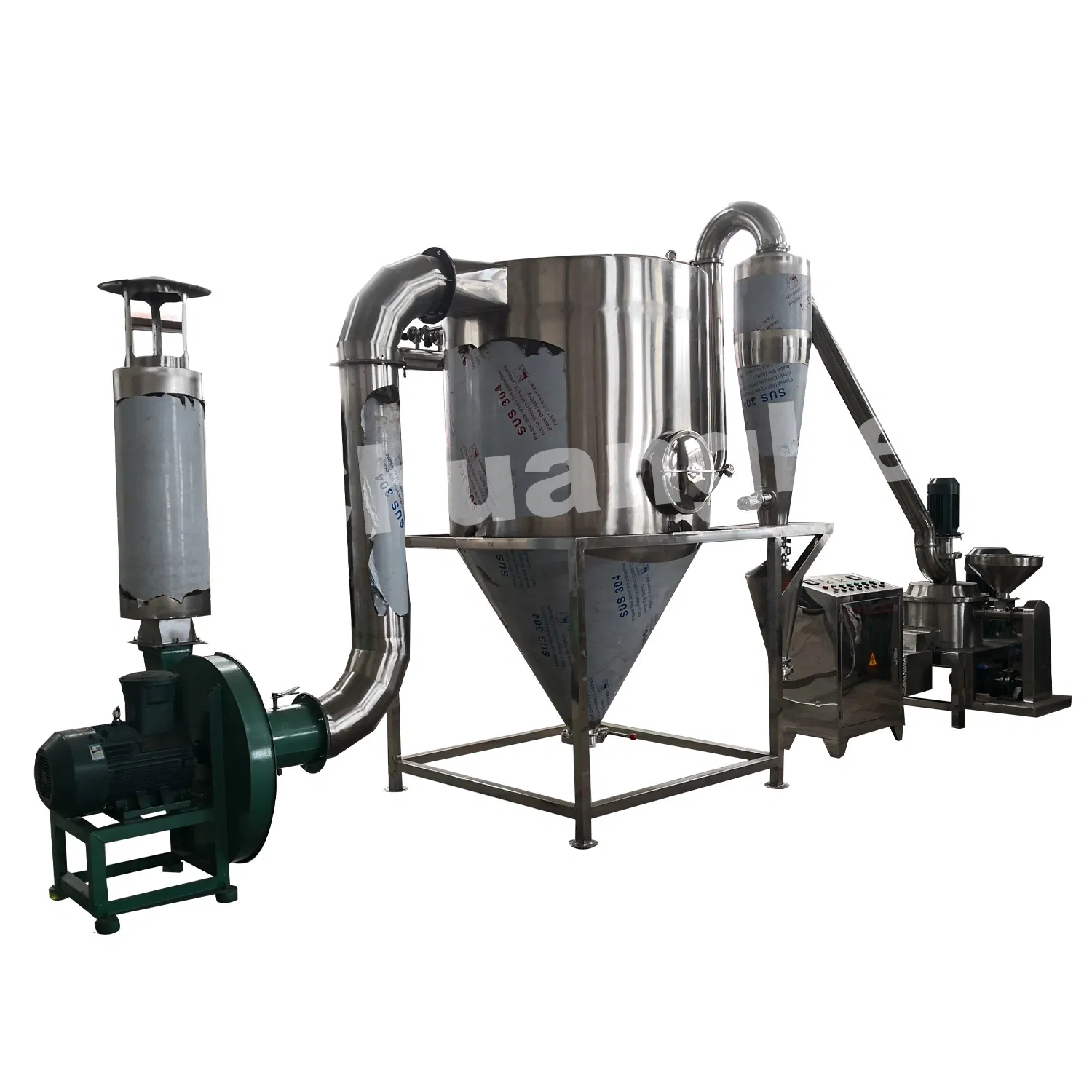 Molinillos de hierbas superfinos automáticos Máquina trituradora de alimentos en polvo Máquina pulverizadora de hierbas